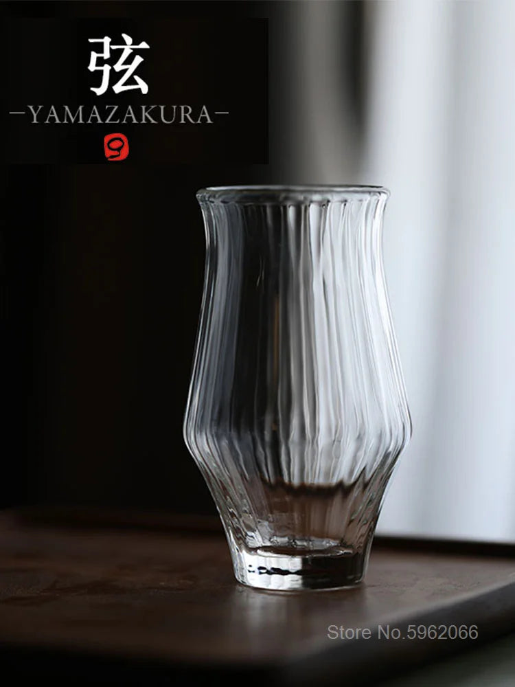 Japanese Niche Whisky Copita Nosing Glass Tumbler Brandy Tulip Whiskey Snifters Shot Glasses Wood Present Box Wine Tasting Cup