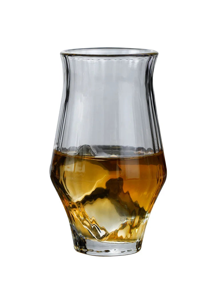 Japanese Niche Whisky Copita Nosing Glass Tumbler Brandy Tulip Whiskey Snifters Shot Glasses Wood Present Box Wine Tasting Cup