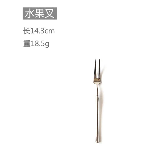 New Silver Cutlery Luxury 304 Stainless Steel Dinnerware Set Mirror Polishing Tableware Set Dinner Knife Dessert Fork Spoon