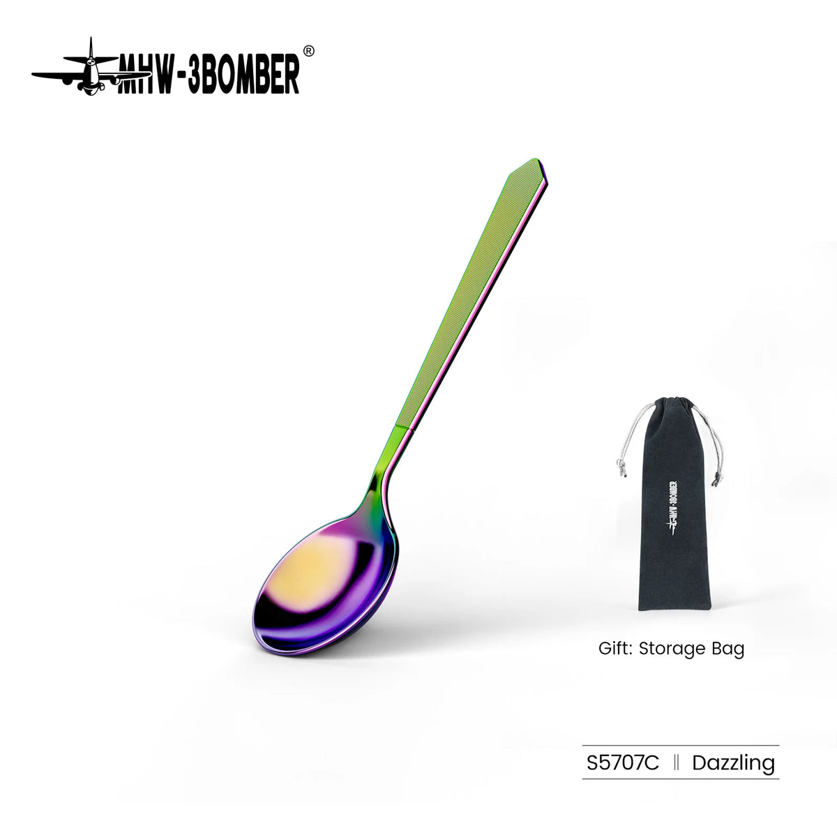MHW-3BOMBER 1/2/3Pcs Measuring Spoon Coffee Tasting Spoon Stainless Steel Round Spoon for Baking/Cooking/Dessert Kitchen Tool