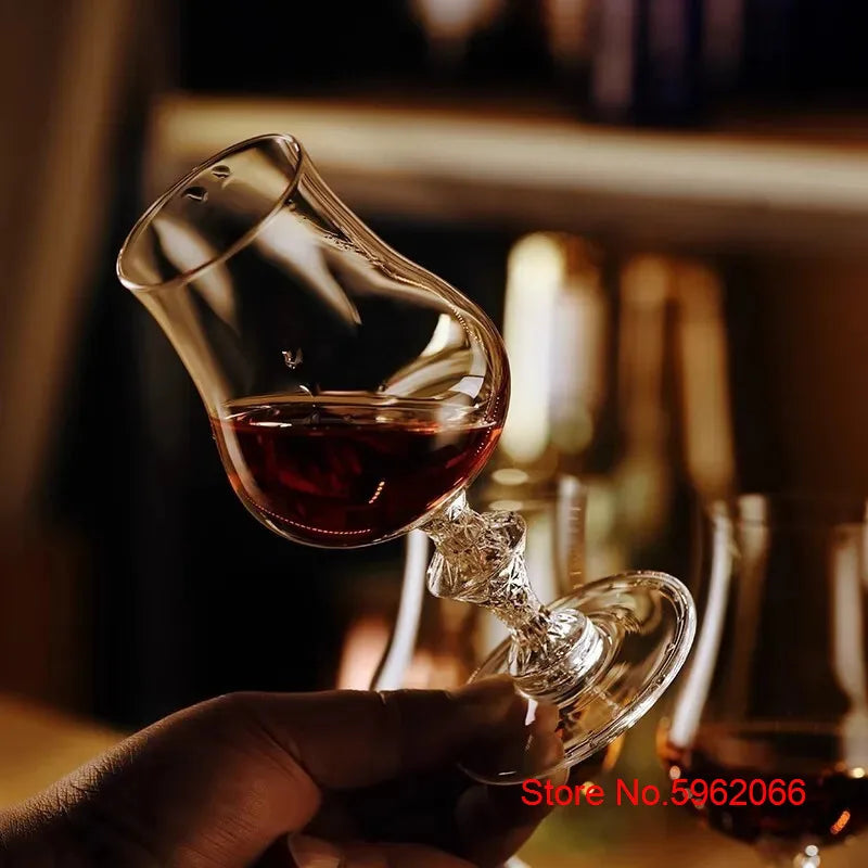 Macallan King Luxury Crystal Whiskey Snifer Professional Whisky Tasting Cup Wine Copita Nosing Glass High-end Goblet Hand Made
