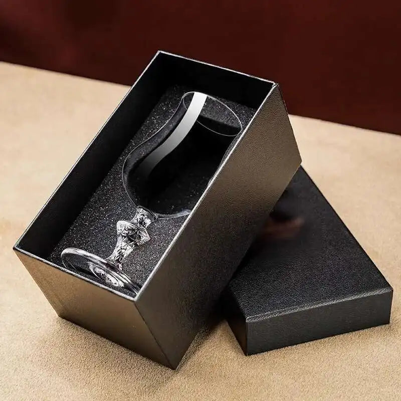 Macallan King Whiskey Cup Luxury Crystal Wine Tasting Snifer Professional Copita Nosing Glass Finest Whisky Goblet Pure Handmade