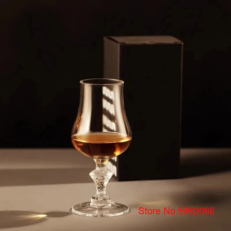 Macallan King Luxury Crystal Whiskey Snifer Professional Whisky Tasting Cup Wine Copita Nosing Glass High-end Goblet Hand Made