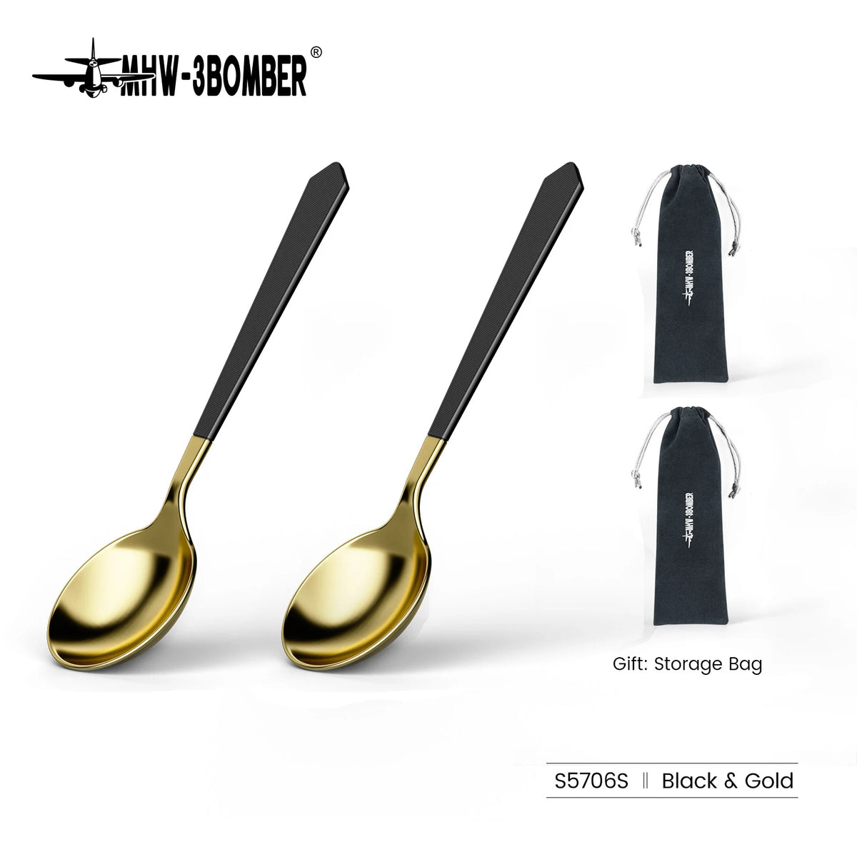 MHW-3BOMBER 1/2/3Pcs Measuring Spoon Coffee Tasting Spoon Stainless Steel Round Spoon for Baking/Cooking/Dessert Kitchen Tool