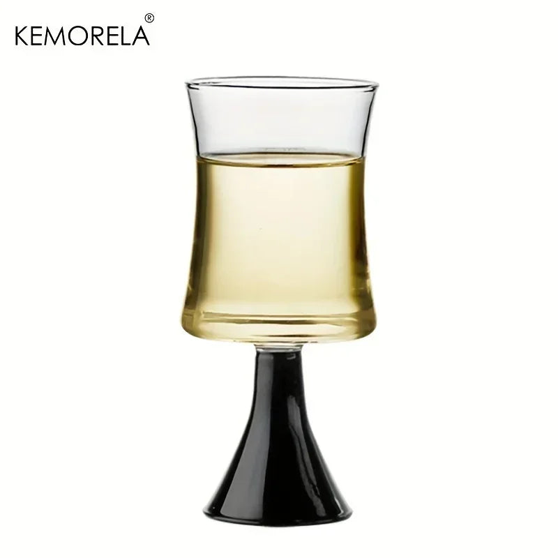 KEMORELA Champagne Glasses 1/2PCS Reusable Machine Washable Glass Goblet For Cold Beverages Ideal for Dinners Parties Restaurant