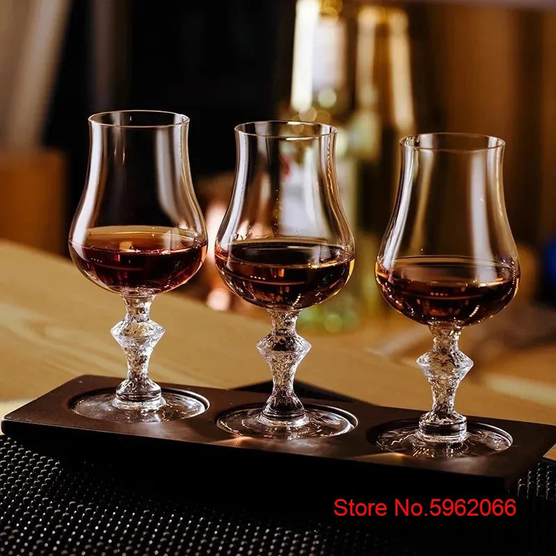 Macallan King Luxury Crystal Whiskey Snifer Professional Whisky Tasting Cup Wine Copita Nosing Glass High-end Goblet Hand Made
