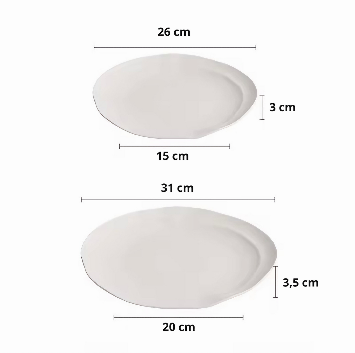 Irregular Ceramic Plate Steak Plate Salad Plate Sushi Dessert Plates Serving Plates Restaurant Molecular Cuisine Tableware