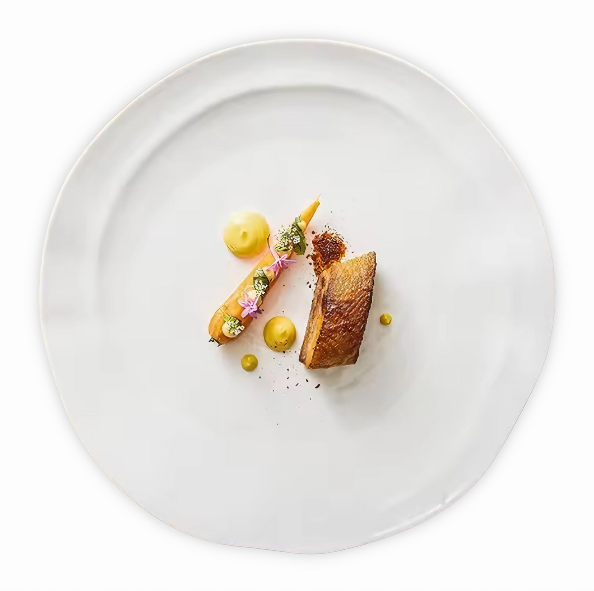 Irregular Ceramic Plate Steak Plate Salad Plate Sushi Dessert Plates Serving Plates Restaurant Molecular Cuisine Tableware