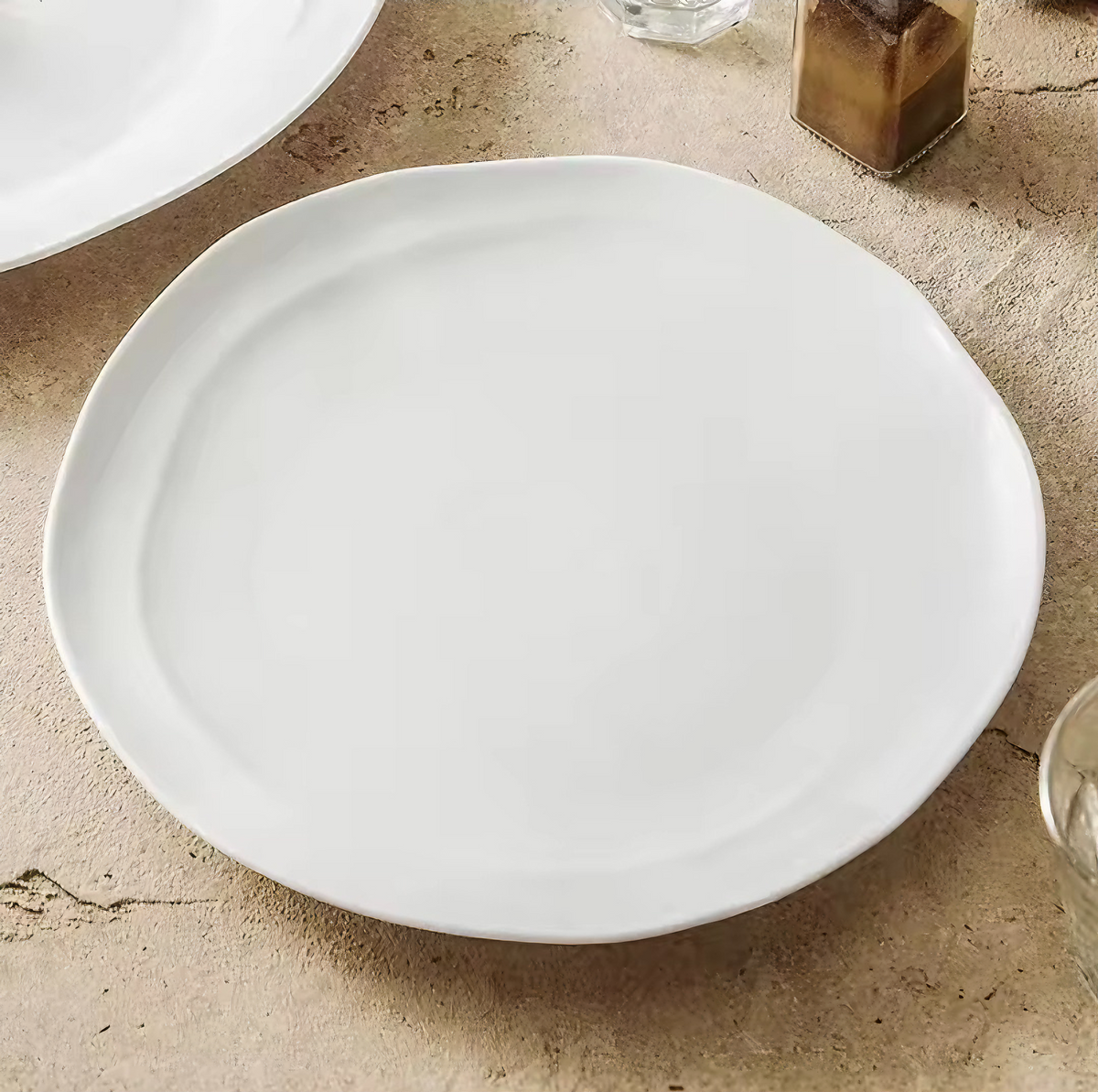 Irregular Ceramic Plate Steak Plate Salad Plate Sushi Dessert Plates Serving Plates Restaurant Molecular Cuisine Tableware